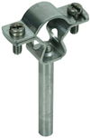 Leitungshalter für HVI-Leitung D 20-23mm mit Stab D 10mm L 75mm NIRO