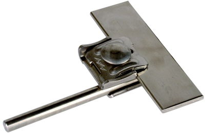 Falzklemme NIRO Klemmbereich 0,7-8mm m. Klemmbock f. Rd 6-10mm