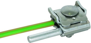 UNI-Falzklemme NIRO/Al f. Rd 8-10mm Leiter 4-50mm² f. Falze 0,7-8mm