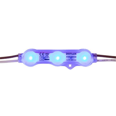 DOTLUX LED-Modul ACplus 1,5W 160° IP67 blau 100er Kette