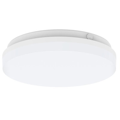 DOTLUX LED-Aufbauleuchte SURFACEexit Ø300x62 22W 3000/4000/5700K COLORselect weiß mit integriertem Akku