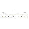 DOTLUX LED-Wandleuchte FLEXOtwin-sensor 16W 3000K