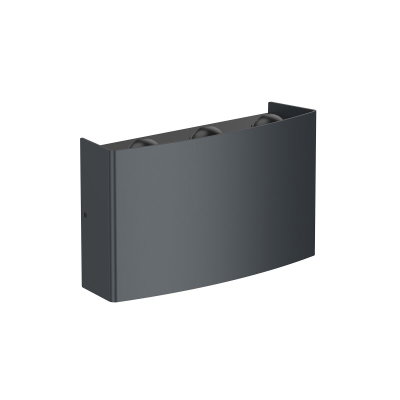 DOTLUX LED-Wandleuchte SIXFOLD 6W 3000K schwarz