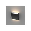 DOTLUX LED-Innenwandleuchte FLAME 8W 3000K schwarz