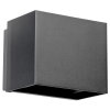 DOTLUX LED-Wandleuchte BEAMO 10W 3000K anthrazit
