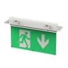 DOTLUX LED-Rettungsleuchte EXITmulti, 2W 6000K inkl.6 Piktogrammen 3h und 8h Betrieb. Li-FEPO4 autom. Selbsttest