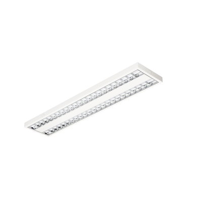 DOTLUX LED-Aufbauleuchte GRIDlong max. 48W 1495x295mm POWERselect 4000K UGR<16