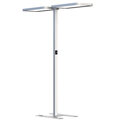 DOTLUX LED-Stehleuchte Doppelkopf STUDIObutlerduo 2x80W 4000K dimmbar