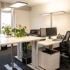 DOTLUX LED-Stehleuchte Doppelkopf STUDIObutlerduo 2x80W 4000K dimmbar