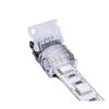 DOTLUX Klemmverbinder Streifen zu Kabel 4-polig für LED-Streifen 10mm RGB IP20 Set 5 Stück