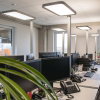 DOTLUX LED-Stehleuchte STUDIObutler 80W 4000K dimmbar silber