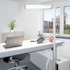 DOTLUX LED-Stehleuchte STUDIObutler 80W 4000K dimmbar silber