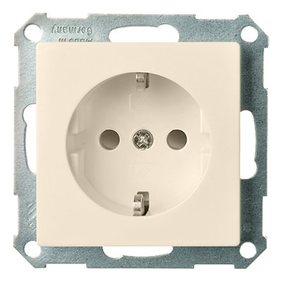 Steckdose mit erhöhtem Berührungsschutz 16A Joy Steckklemme reinweiß