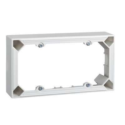 Aufputzgehäuse 2-fach Joy reinweiß