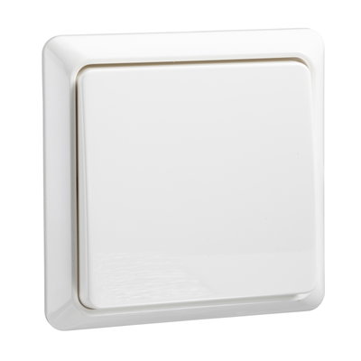 Universalschalter 10A komplett RENOVIERUNG Steckklemme reinweiß