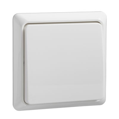 Kreuzschalter 10A komplett RENOVIERUNG Schraubklemme reinweiß