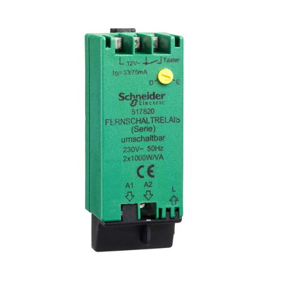 Elektronisches Fernschaltrelais 2x1000W RENOVIERUNG grün