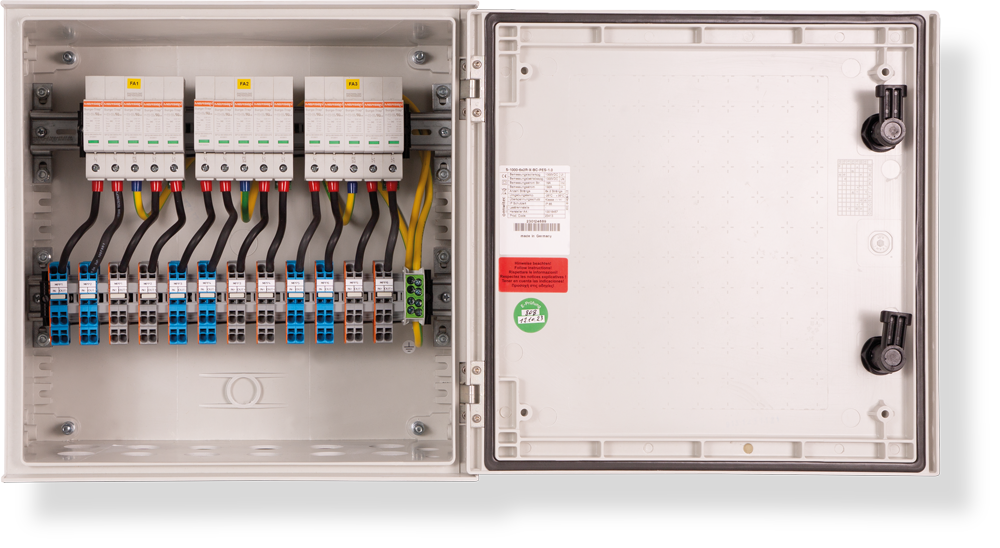 Generatoranschlusskasten GAK-S-1000-6x2R-X-BC-PES-1.0