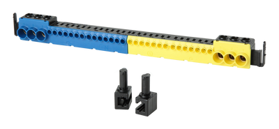 Steckkl. ZSSKN17PE, je 3x schraubbar bis 25mm², je 14x steckbar bis 4mm²