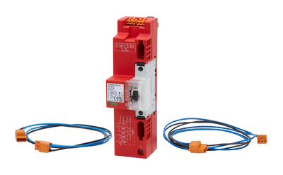 Spannungsversorgung SPVGÜSB6, ÜSS mit LS-Schalter B6A 1pol., 25kA, Kabel RfZ und APZ