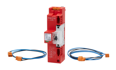 Spannungsversorgung SPVGÜSB10, ÜSS mit LS-Schalter B10A 1pol., 25kA, Kabel RfZ und APZ