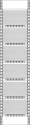Kommunikationsfeld 1-feldrig, H=1050mm, KX7