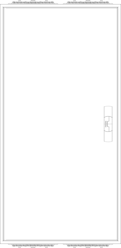 Leergehäuse ZA112, IP31/IP43, H=1100mm, B=550mm