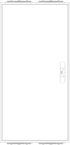 Leergehäuse ZA112, IP31/IP43, H=1100mm, B=550mm