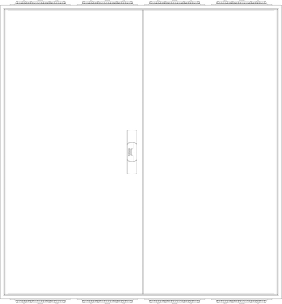 Leergehäuse ZA114, IP31/IP43, H=1100mm, B=1050mm