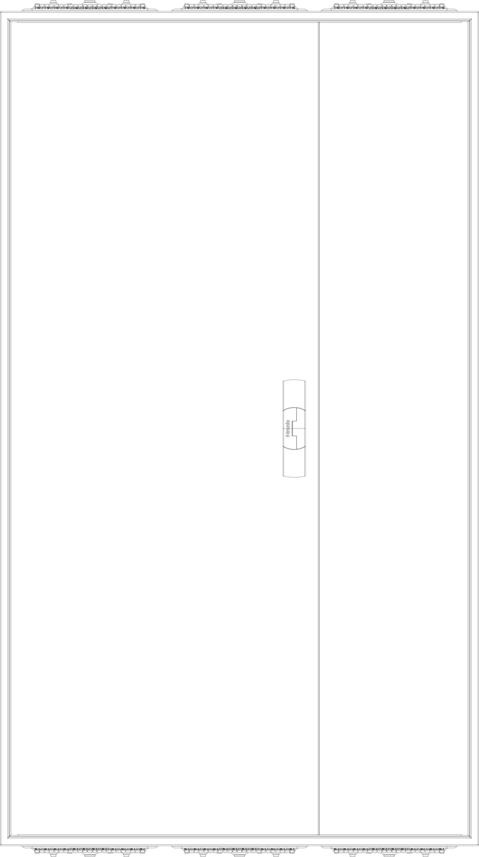 Leergehäuse ZA143, IP31/IP43, H=1400mm, B=800mm