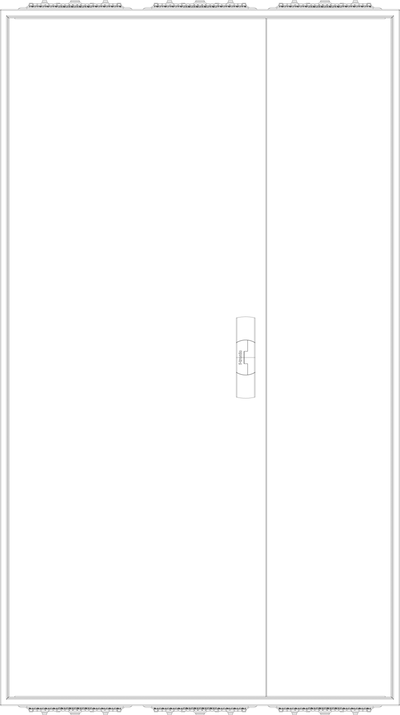 Leergehäuse ZA143, IP31/IP43, H=1400mm, B=800mm