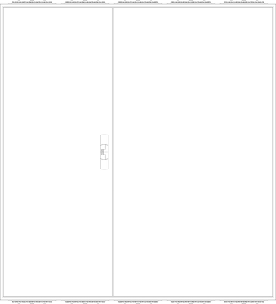 Leergehäuse ZA145, IP31/IP43, H=1400mm, B=1300mm