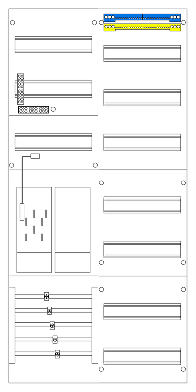 Komplettschrank EHZ54-3-DS