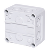 FR-Abzweigkasten 85x85x54mm, Durchstoßmembran IP66, PS, grau, NFK08gr