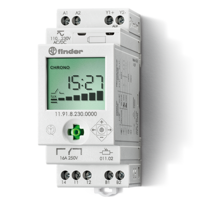 LIGHT DEPENDENT RELAY + TIME SWITCH