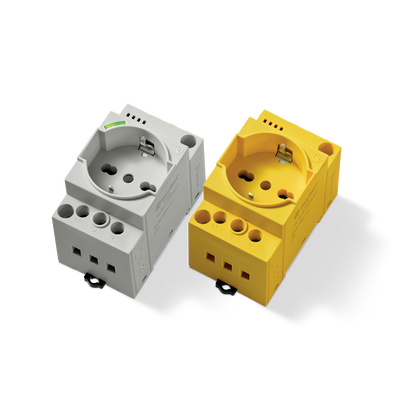 ELECTRICAL OUTLETS GREY WITH LED