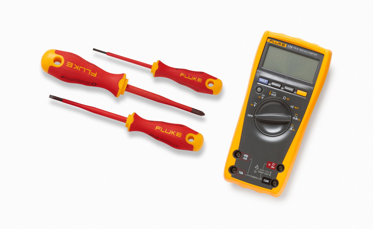 Echteffektiv-Multimeter Fluke 179 + ISLS3 + ISLS5 + IPHS2 – Bild 2 von 3