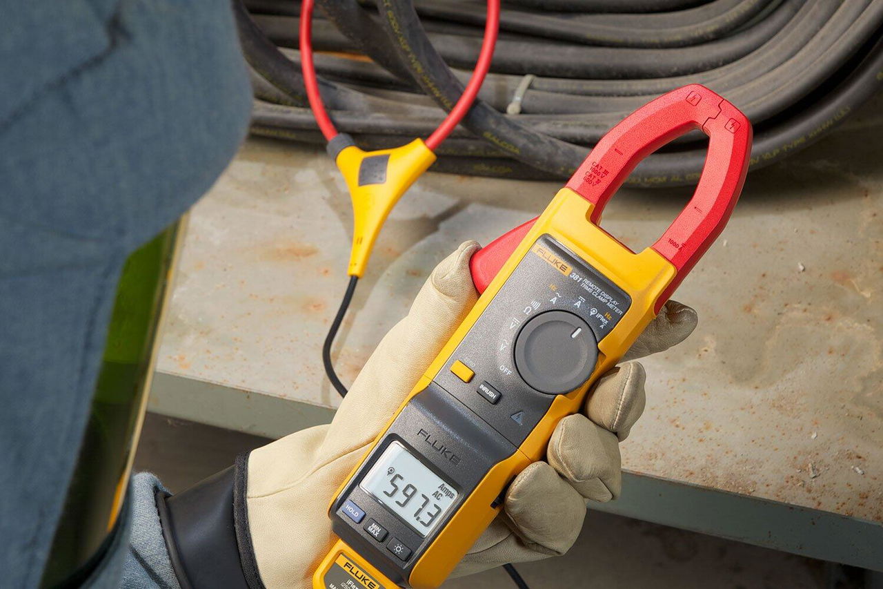 Echteffektiv-Strommesszange Fluke 381 für Gleich- und Wechselstrom mit abnehmbarem Anzeigemodul und iFlex™ – Bild 5 von 5