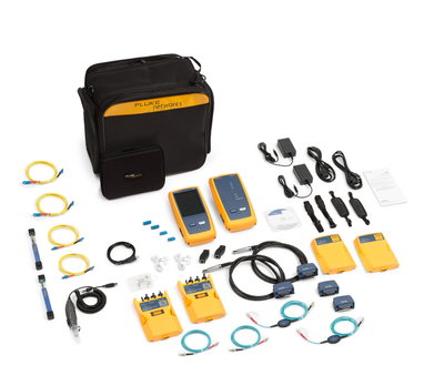 1 GHz DSX2-5000 CableAnalyzer WLAN aktiviert + CertiFiber Pro Quad OLTS-Module + FI-1000-KIT Inspektionskamera e + 1 Jahr Gold Support