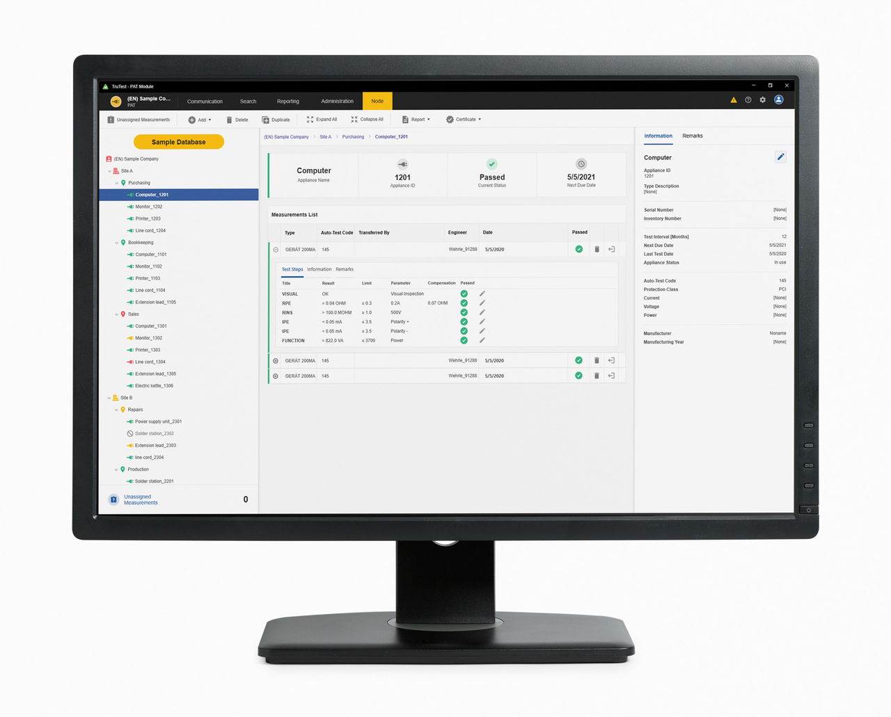 Fluke TruTest-Software Lizenzcode – Advanced – Bild 3 von 3