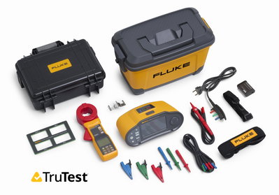 Fluke 1674 FC SCH/1630/FTT Multifunktions-Installationstester im Paket mit Erdschleifenmesszange und Fluke TruTest Software
