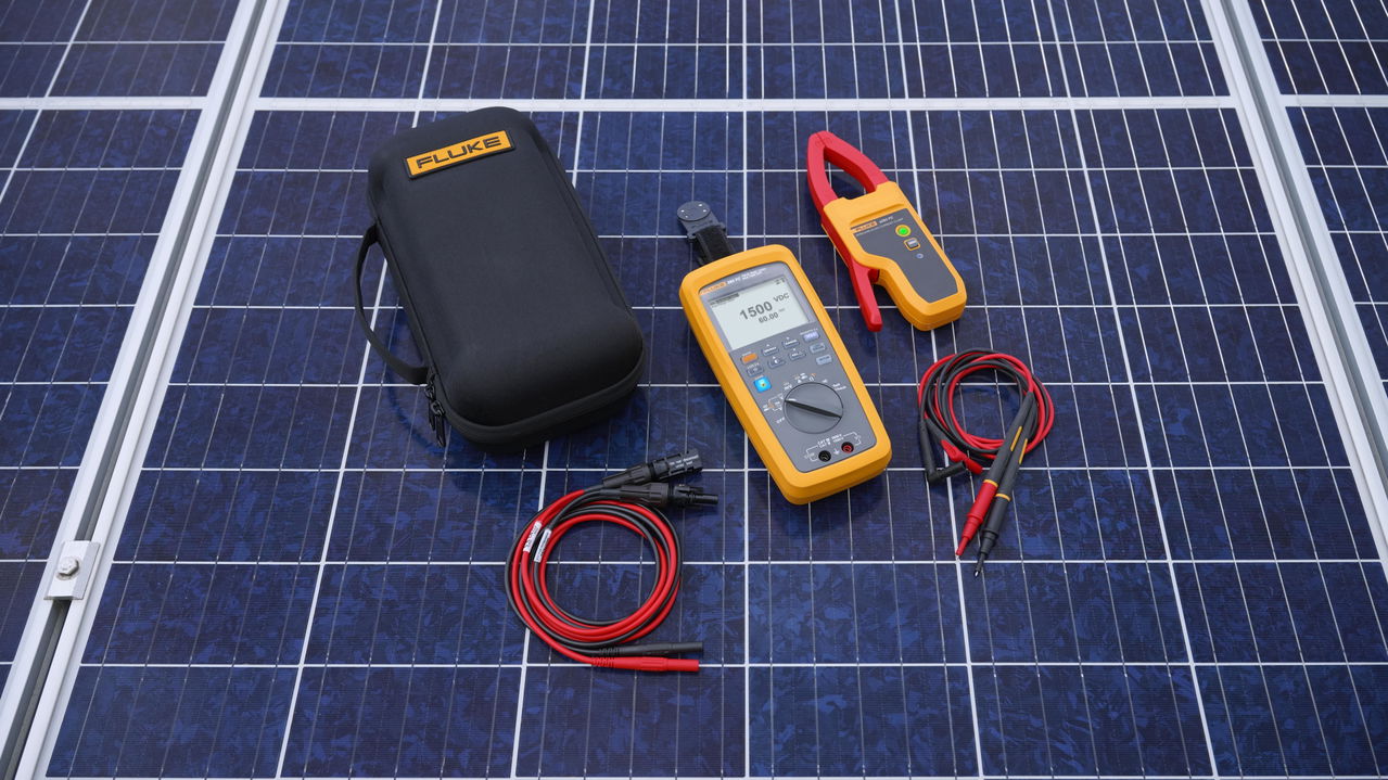 Digitalmultimeter Fluke 283 FC/PV für Solaranwendungen mit Wireless-Stromzange – Bild 2 von 5