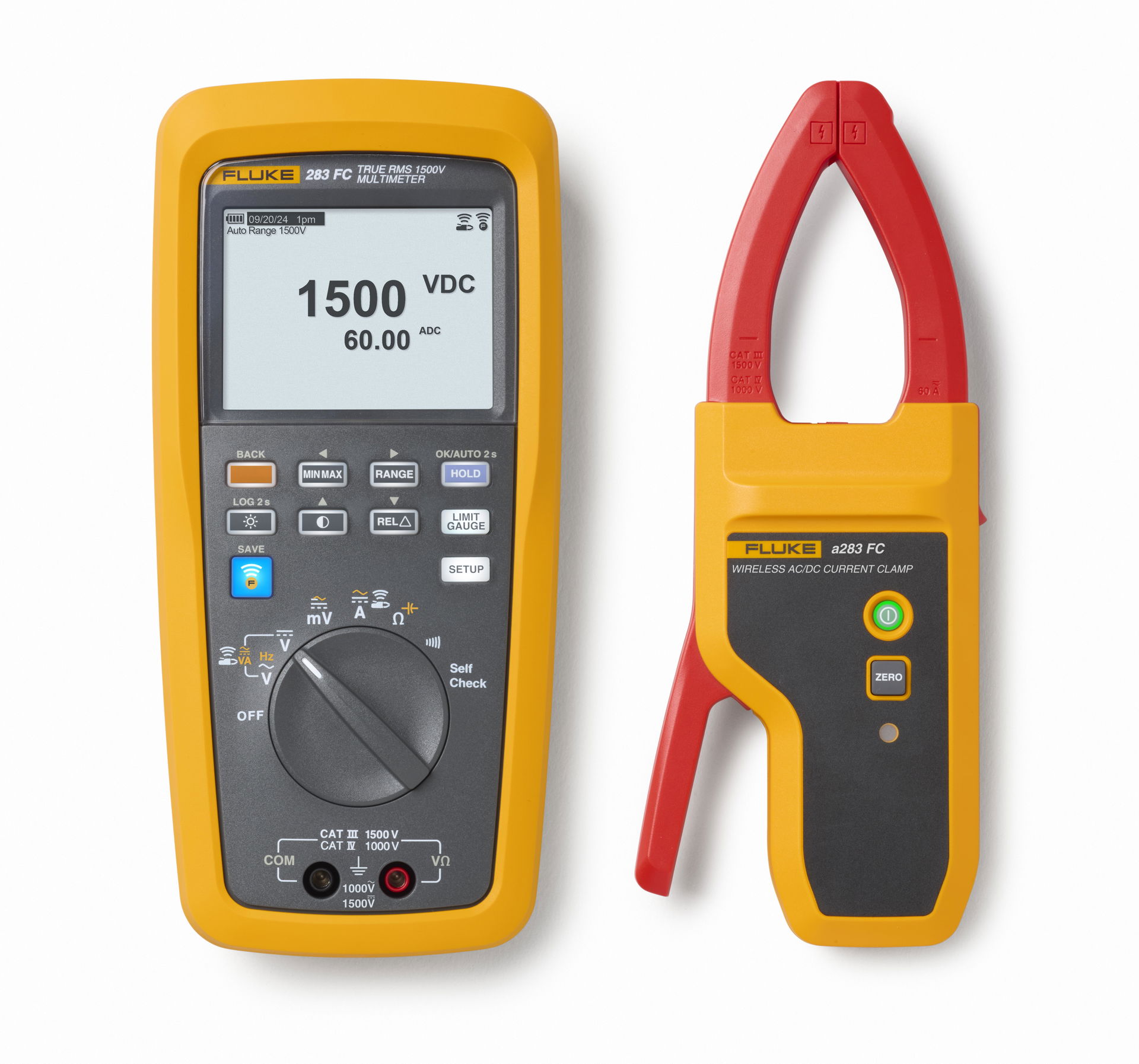 Digitalmultimeter Fluke 283 FC/PV für Solaranwendungen mit Wireless-Stromzange – Bild 3 von 5