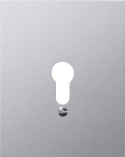 Metallabd. o.Symbole WG AP Aluminium