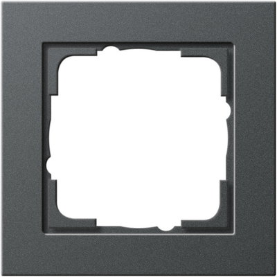 Abdeckrahmen 1f Gira E2 Anthrazit