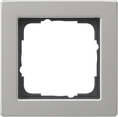 Abdeckrahmen 1f Gira E2 Edelstahl