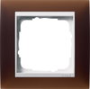 Abdeckrahmen 1f Zwischenr. RW Gira Event Opak Dklbraun