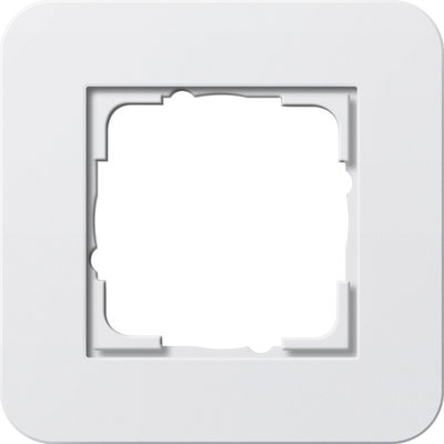 Abdeckrahmen 1f Gira E3 Reinweiß/Reinweiß
