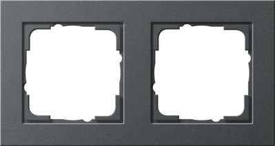 Abdeckrahmen 2f Gira E2 Anthrazit