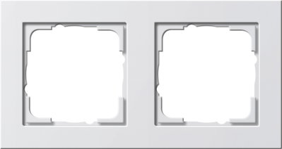Abdeckrahmen 2f Gira E2 Reinweiß